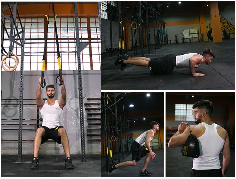 Suspension Trainer Straps — Full-Body Bodyweight Gym