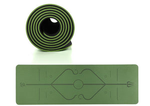 Non-Slip TPE Yoga Mat — Eco-Friendly & Cushioned