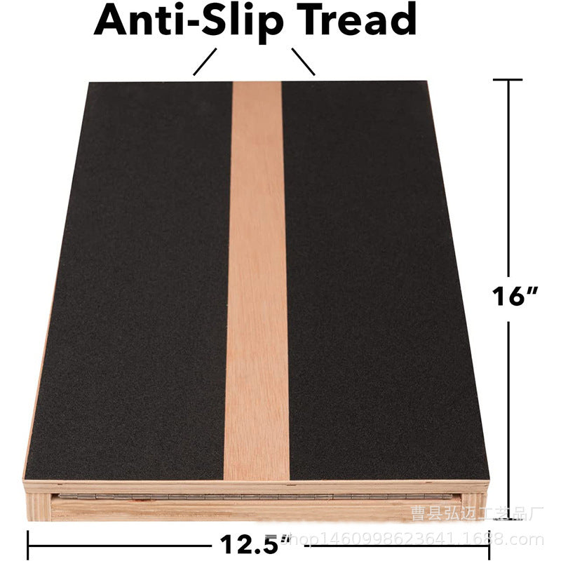 Wooden Balance Board — Fitness & Stretching Trainer