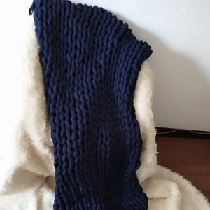 Hand-Woven Weighted Blanket — Cooling Calm & Sleep