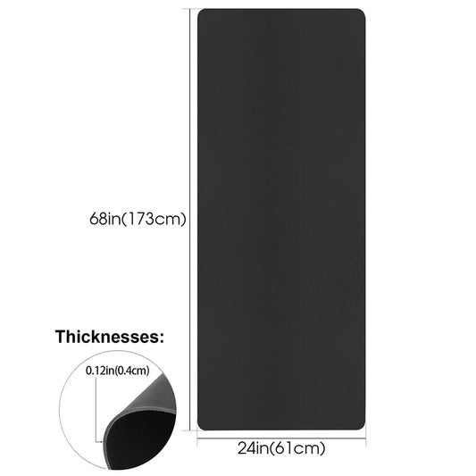 Solana Yoga Mat 4Mm Thick with Nylon Strap for Men & Women - Non Slip Exercise Mat for Home Yoga, Pilates, Stretching, Floor & Fitness Workouts