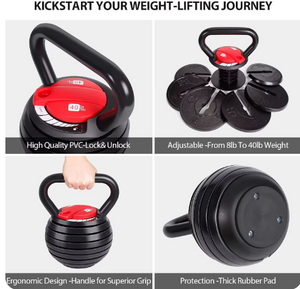 Adjustable Kettlebell Set — All-in-One Weight System