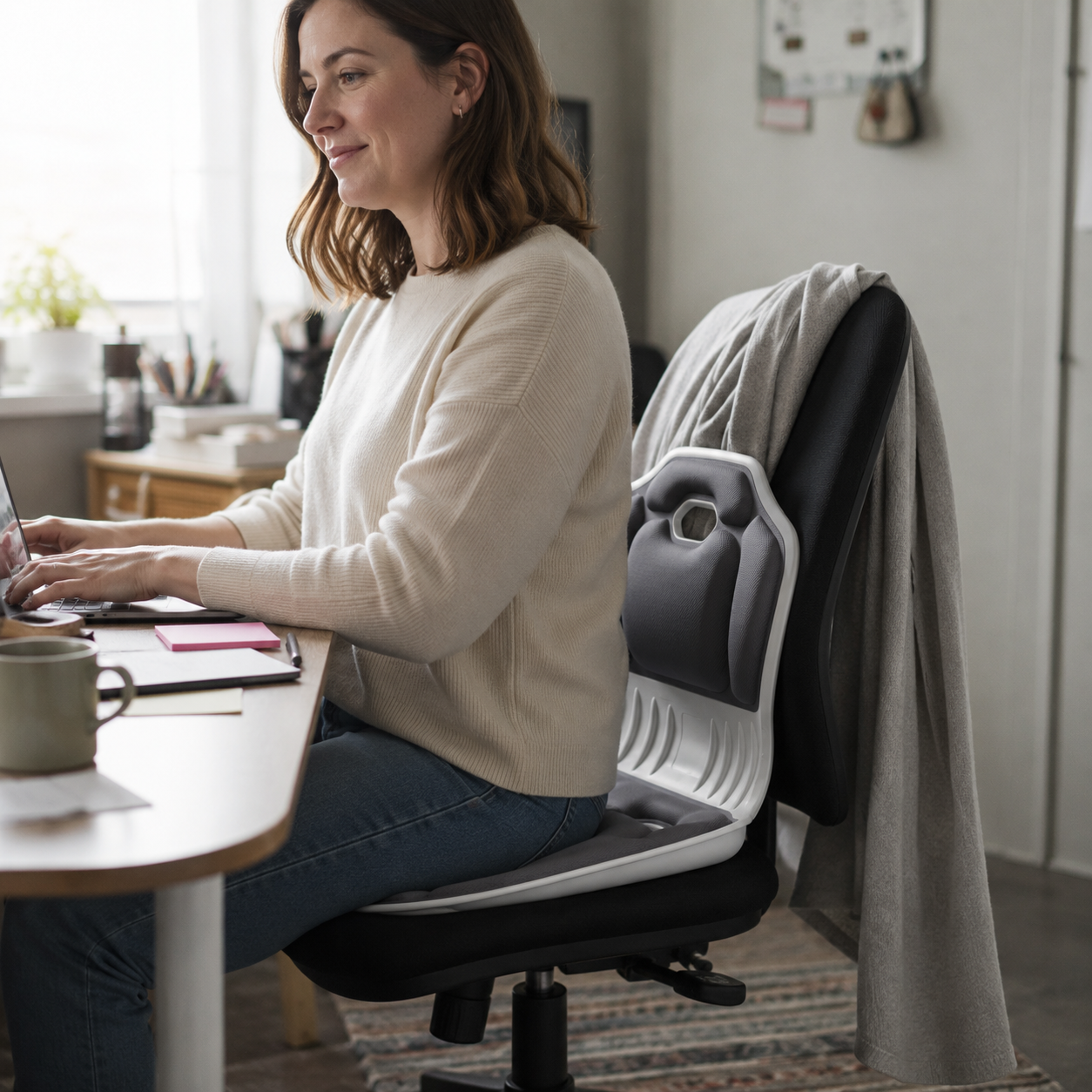 Petal Lumbar Cushion — Ergonomic Lower Back Support