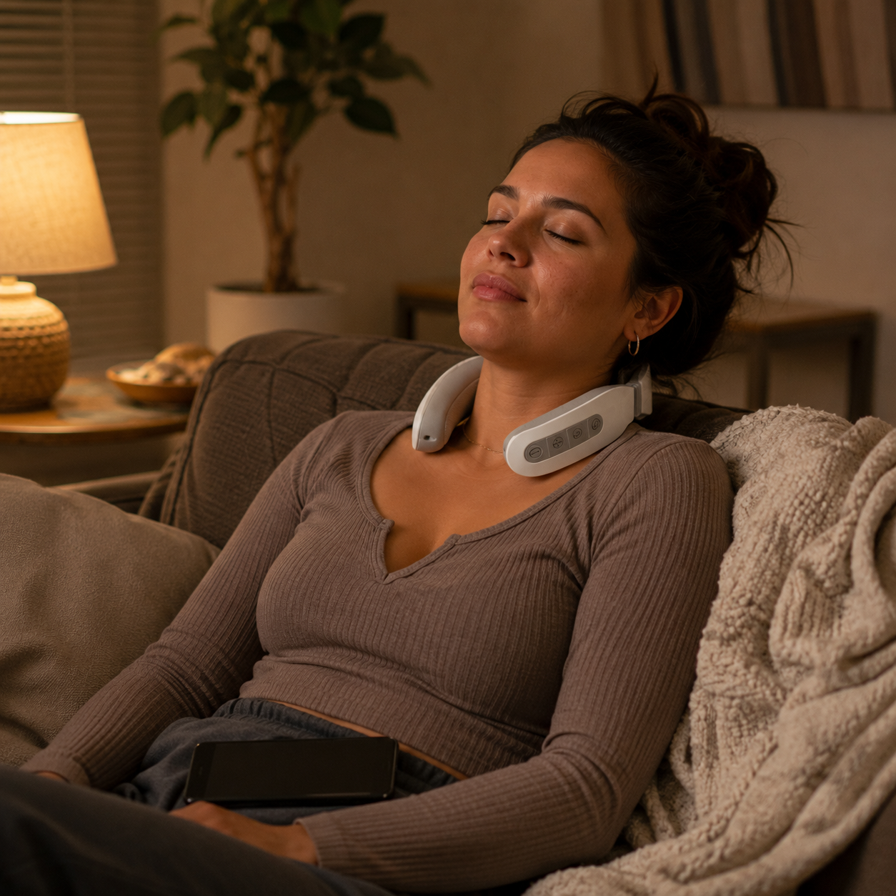 Cordless Neck Massager — Heated Deep Tissue Relief