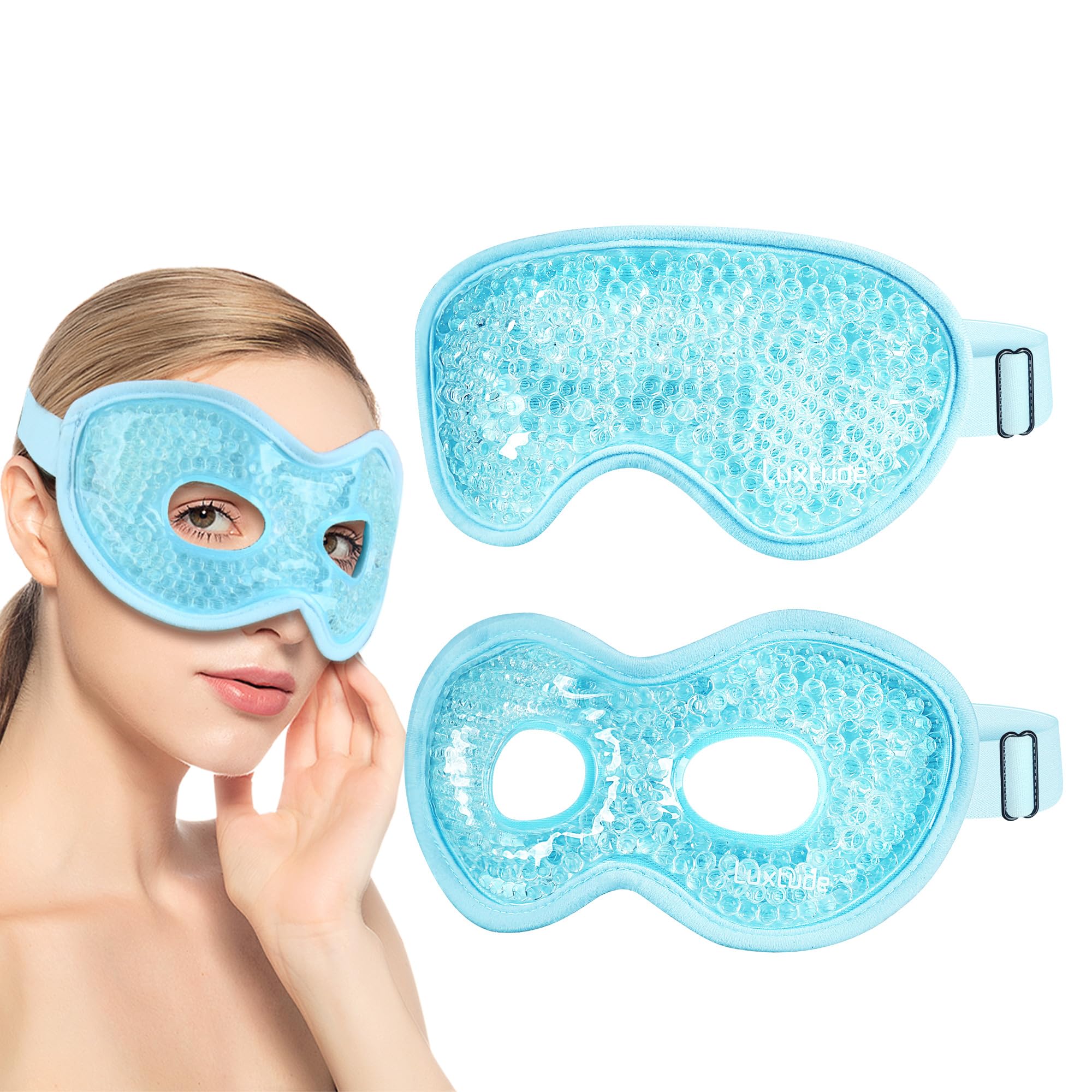 Gel Eye Mask — Reusable Hot & Cold Compress (2-Pack)