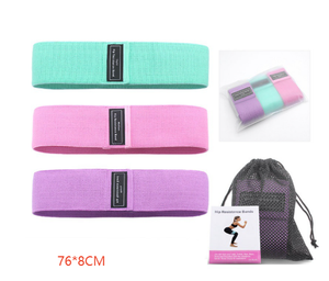 Fabric Resistance Bands — Non-Slip Booty Band Set