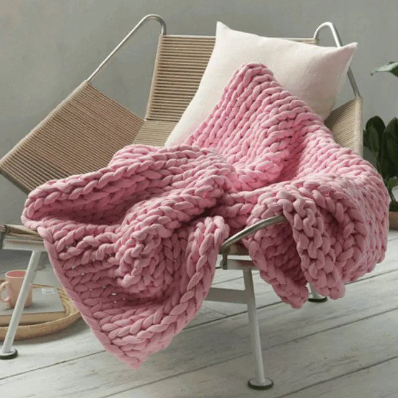 Hand-Woven Weighted Blanket — Cooling Calm & Sleep