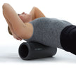 MICRODRY Deluxe Fitness Foam Back Roller for Muscle Relief Roller for Yoga Stretching Deep Tissue Firm Massage & Trigger Point Release Exercise Workout at Home or Gym 13x5.3 Dark Grey