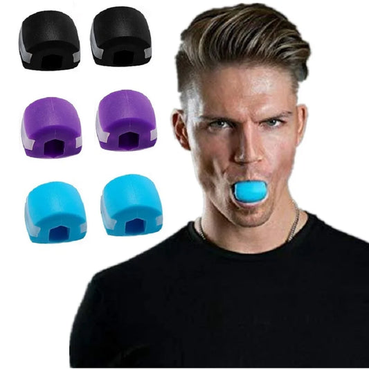 Silica Gel Face Fitness Ball Jaw Exerciser Facial Toner Reduce Double Chin Relax Ball Gym Fitness Training Jawline Simulator