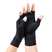 Copper Arthritis Gloves Copper Compression Gloves for Arthritis Hands for Women and Men Fingerless Arthritis Pain Relief Gloves for Carpal Tunnel RheumatoidTendonitisRelieve Muscle Pain(BlackS)
