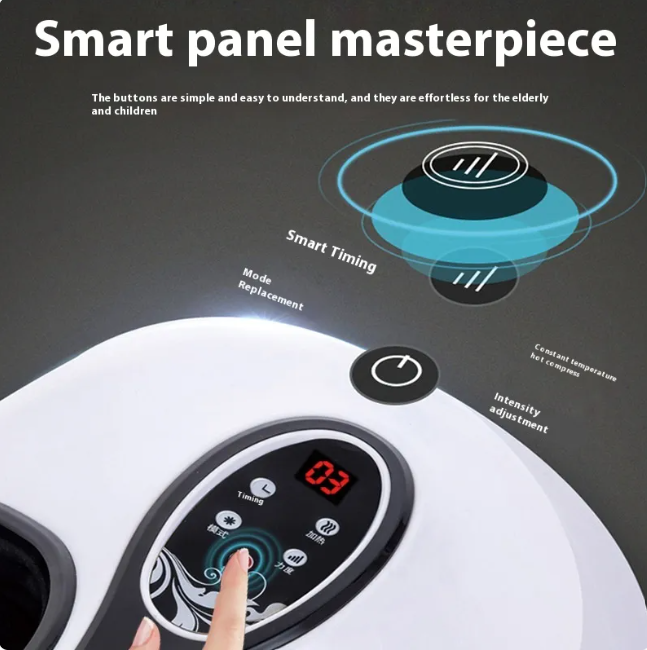 Shiatsu Foot Massager — Heat, Kneading & Air Pressure