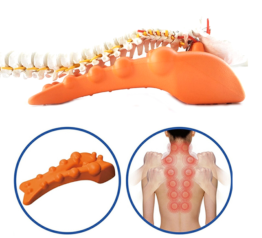 Spine Relief Frame, Neck Massage Pillow, Back Traction Device