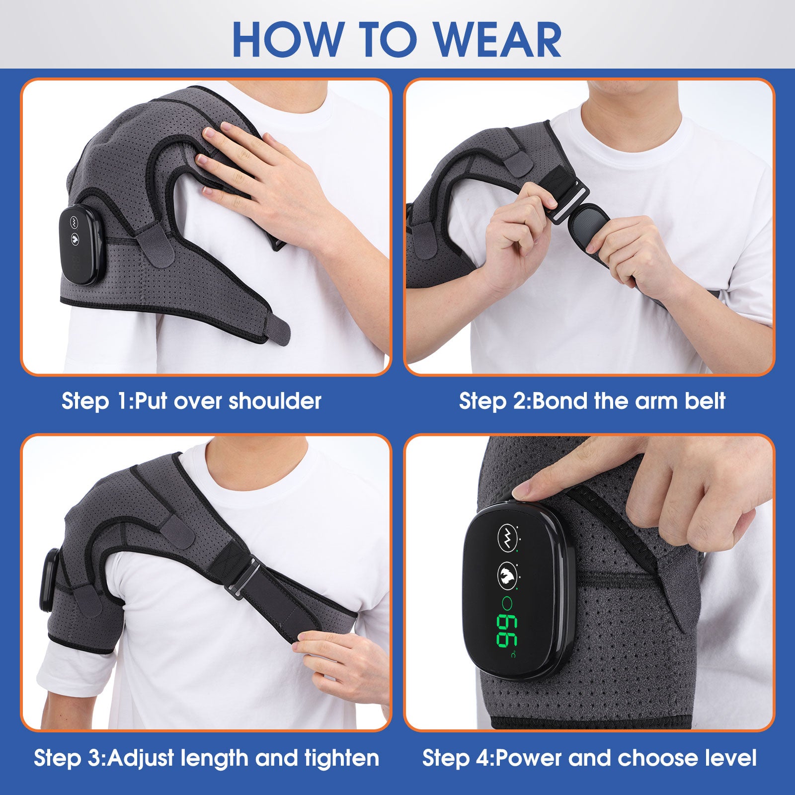 ThermaVibe Heating Shoulder Massager