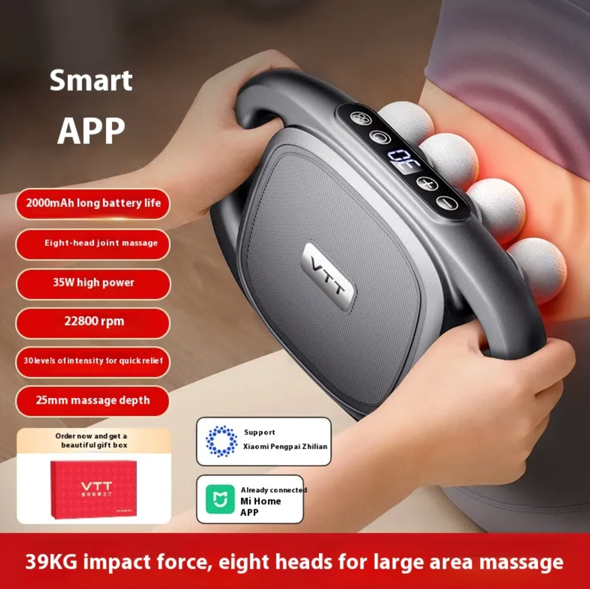 Multi-Mode Deep Tissue Massage Gun