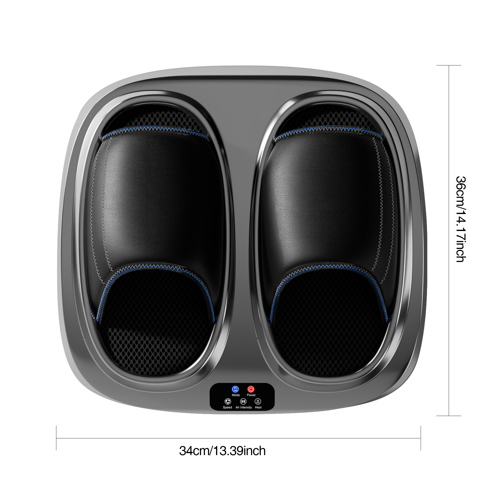 Shiatsu Foot Massager — Air Compression, Kneading & Heat