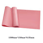 Pink Yoga Pilates Resistance Band Long Training Stretch Bands for Physical Therapy Lower Body Home Gym Strength Elastic Exercise Band