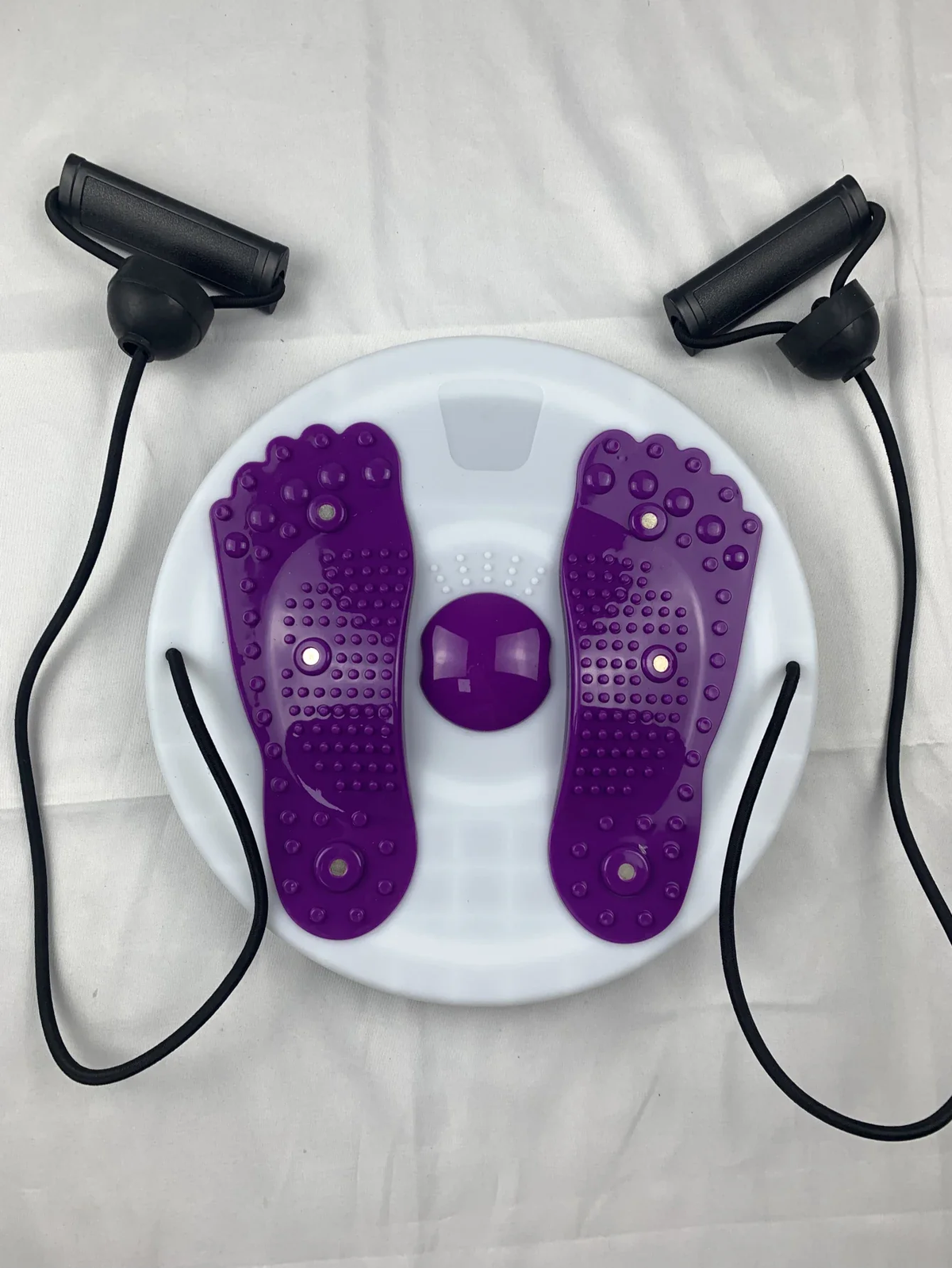 Ab Twist Waist Disc Board,Adjustable Waist Trainer Twisting Disc with Handles,Waist Slimming Balance Rotating Disc with Massage Foot Sole for Slimming Waist Arms Hips and Thighs