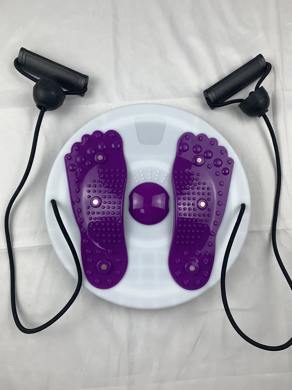 Ab Twist Waist Disc Board,Adjustable Waist Trainer Twisting Disc with Handles,Waist Slimming Balance Rotating Disc with Massage Foot Sole for Slimming Waist Arms Hips and Thighs