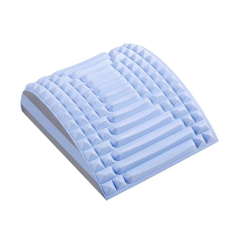 Refresh - Neck & Back Stretcher Back and Neck Stretcher Posture Corrector Lumbar Stretcher for Neck Pain Relief Lower Back Upper Back and Shoulder (Blue)