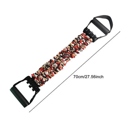 2025 New 3-Hole Resistance Stretcher,Adjustable 3-Way Resistance Band,Chest Expander Stretch Bands with Handles,Full Body Stretching & Strength Training