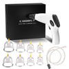 COOBST Cupping kit for Massage Therapy Profession Cupping Set with Electric Cupping Guasha Pump Cupping Therapy Set with 8pcs High Temp and High Pressure Resistant Vacuum Suction Cups for Cellulite
