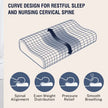Ergonomic Memory Foam Pillow for Neck Pain Relief