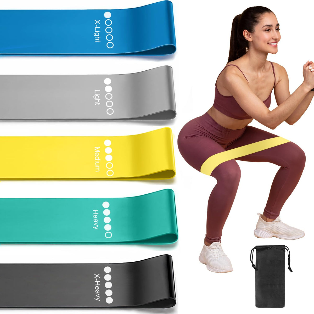 ColorBands 5-Pack Resistance Loop Set