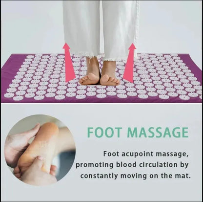 AcuRelief Acupressure Mat & Pillow Set