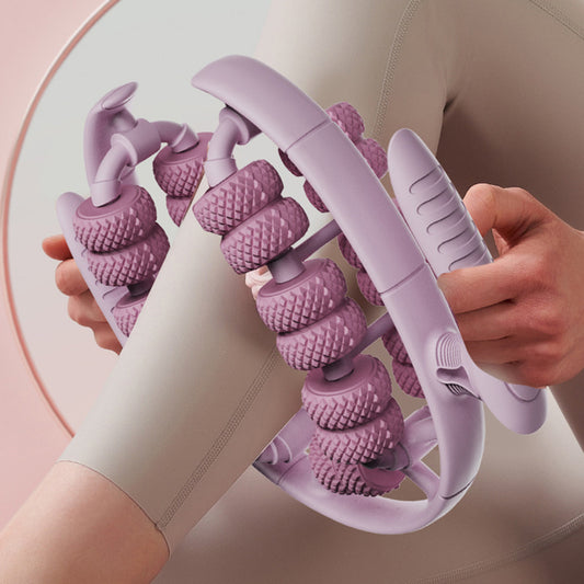 26-Wheel Leg Massager Yoga Roller