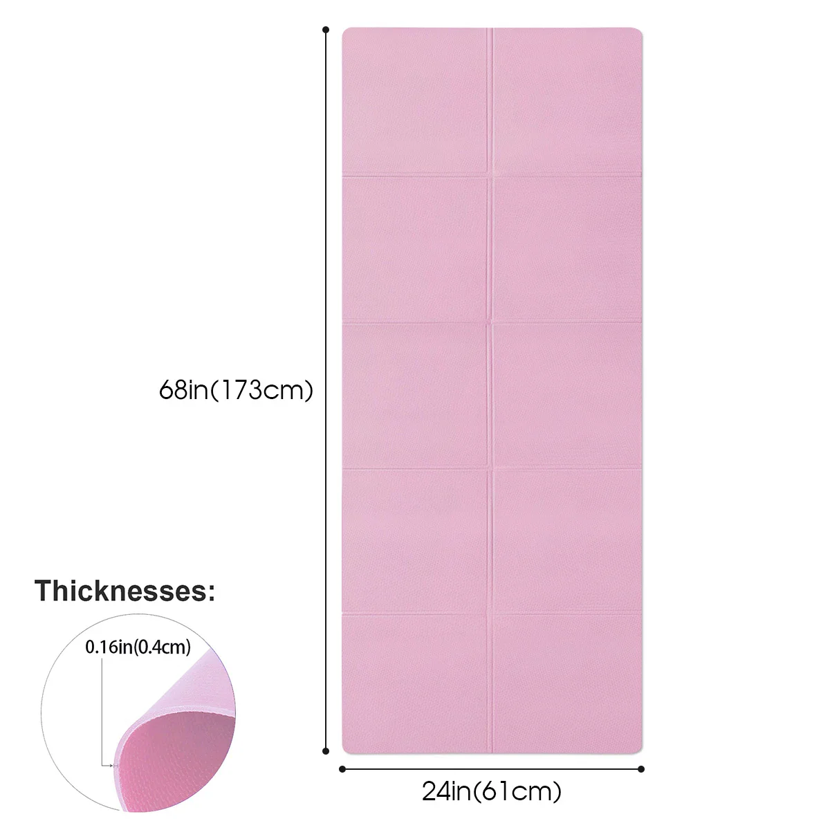 Yoga Mat Thick 1/5