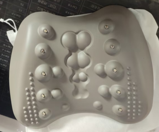 Memory-Foam Lumbar Support & Massage Pillow