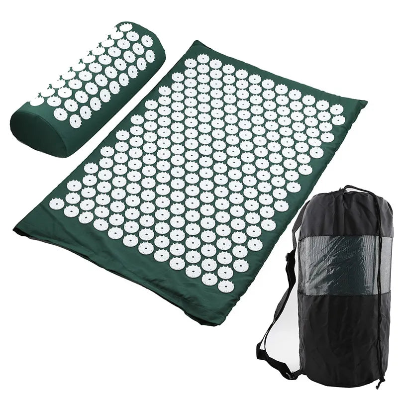 AcuRelief Acupressure Mat & Pillow Set