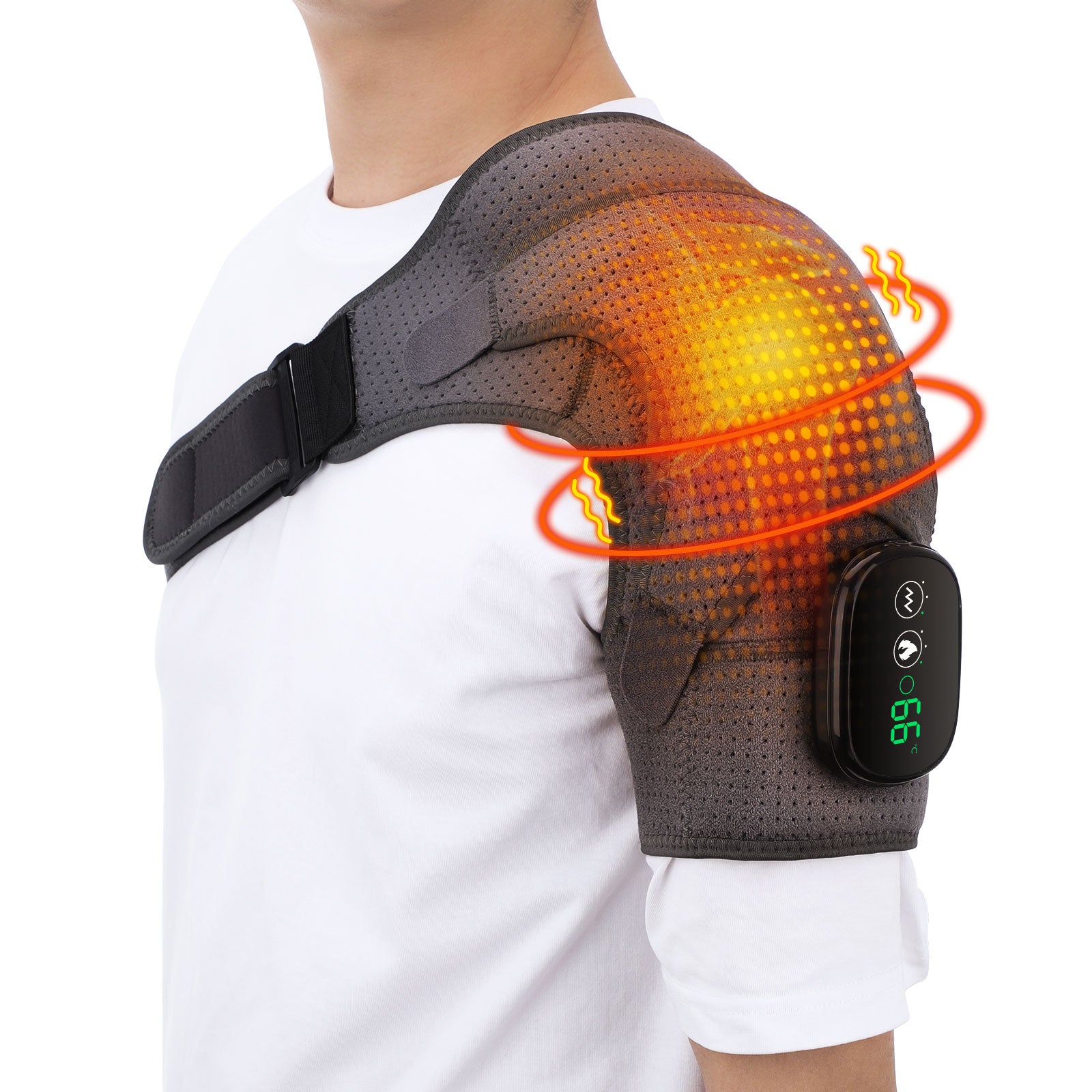 ThermaVibe Heating Shoulder Massager