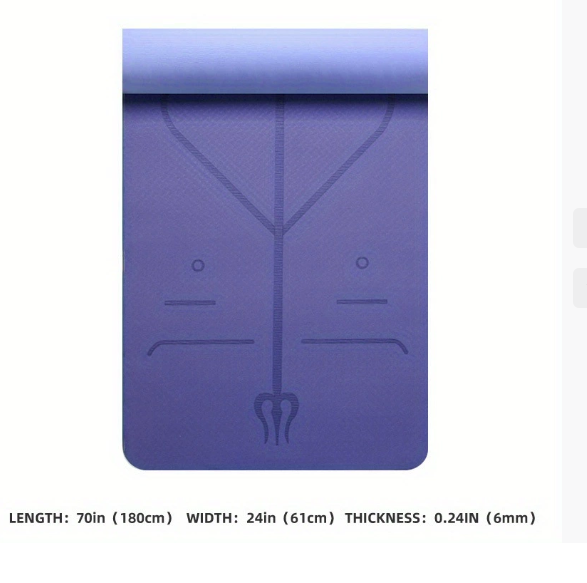 Non-Slip TPE Yoga Mat — Eco-Friendly & Cushioned