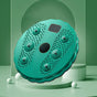 Green Waist Twister Disc, Waist Twist Board for Exercise Twisting Waist Disc with Counter Waist Twister for Women Belly Fat Body Shaping Fitness Twister Machine with Massage Foot Sole