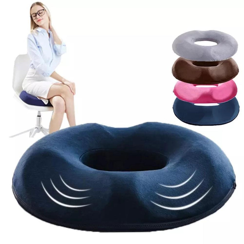 Orthopedic Memory Foam Seat Cushion for Hemorrhoids