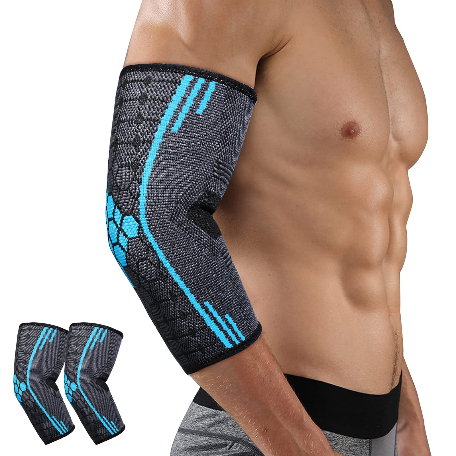 Elbow Compression Sleeve — Tennis Elbow & Tendonitis