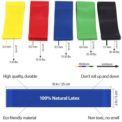 FlexiStrength 5-Band Resistance Loop Set