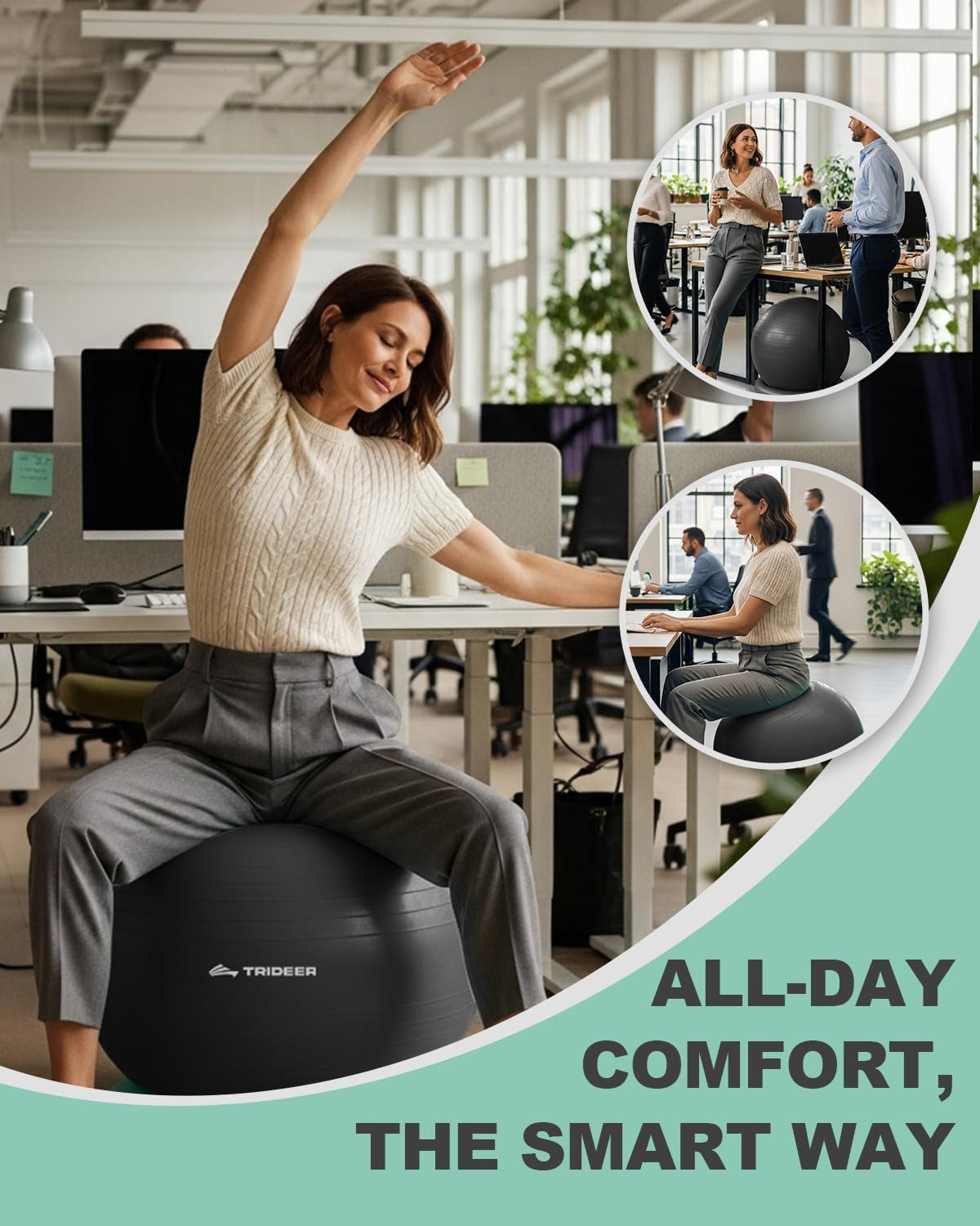 ActiveFit Balance Ball Chair
