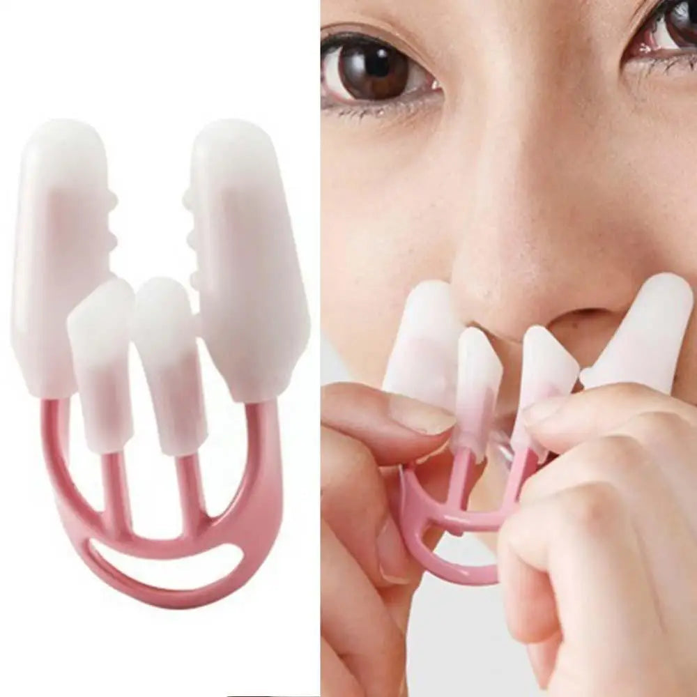 Frienda Nose Clip Nose up Lifting Clips Nose Lifters Beauty Clips Silicone Nose Bridge Slimming Clips Nose Massagers Tools for Women
