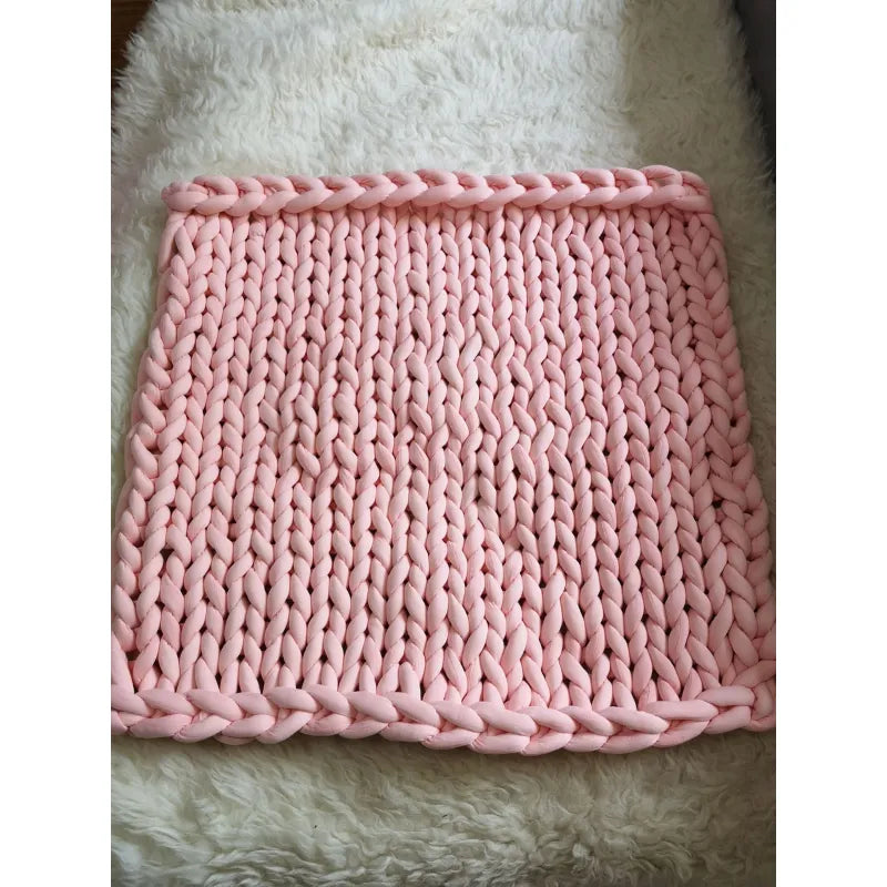 Hand-Woven Weighted Blanket — Cooling Calm & Sleep