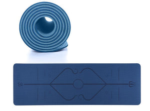 Non-Slip TPE Yoga Mat — Eco-Friendly & Cushioned