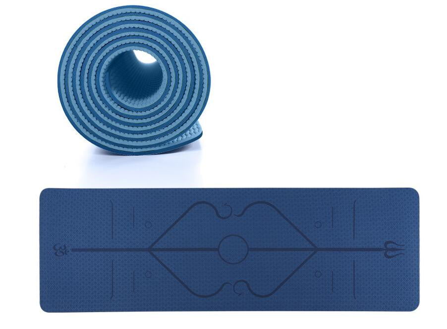 Non-Slip TPE Yoga Mat — Eco-Friendly & Cushioned