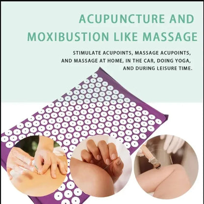 AcuRelief Acupressure Mat & Pillow Set