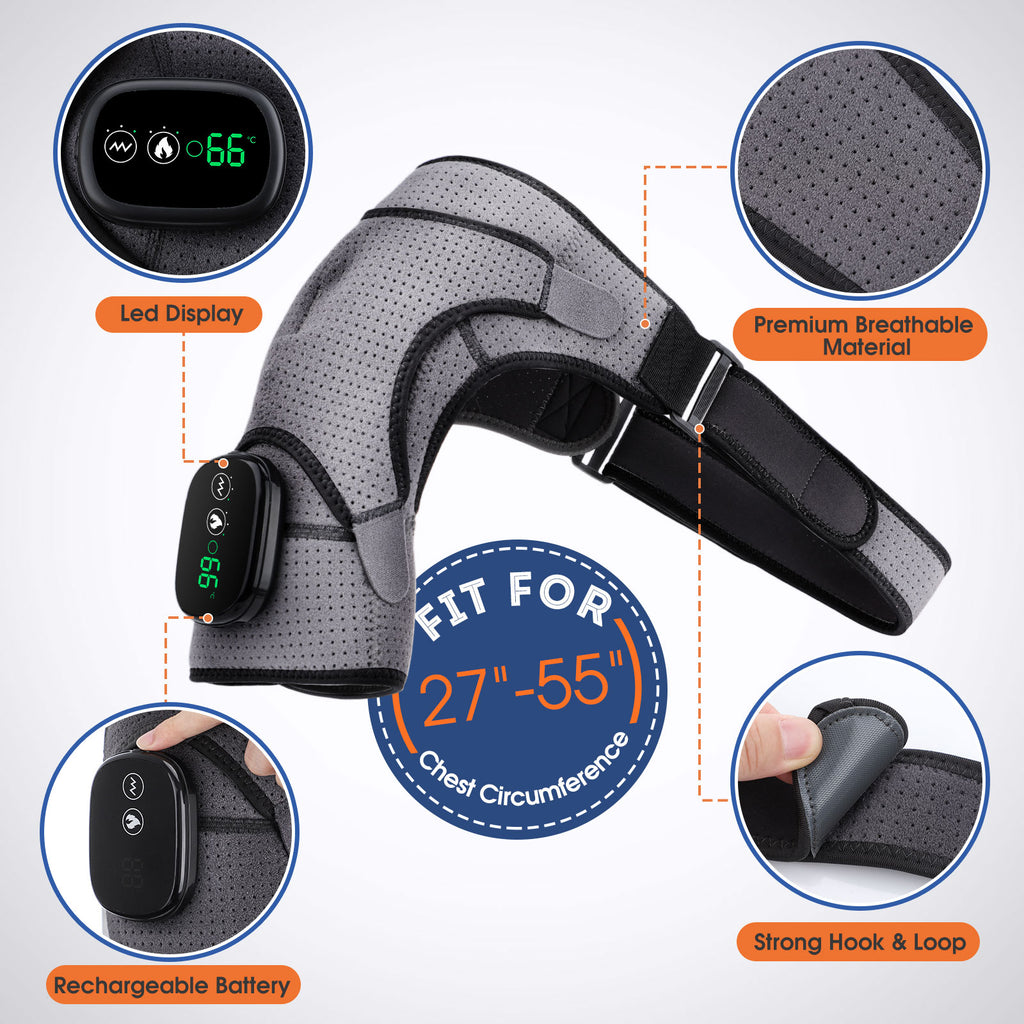 ThermaVibe Heating Shoulder Massager
