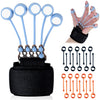 Hand Grip Strength Trainer - 3 Resistance Levels Forearm Strengthener for Beginner Intermediate & Advance Users - Hand Grip Strengthener Set The Gripster Finger Strengthener and Forearm Exerciser