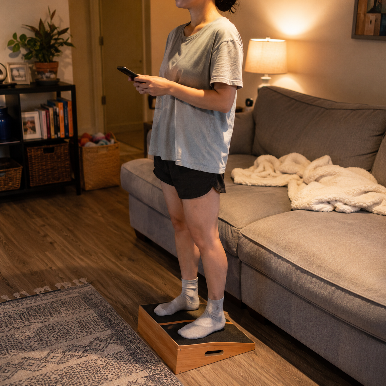 Wooden Balance Board — Fitness & Stretching Trainer