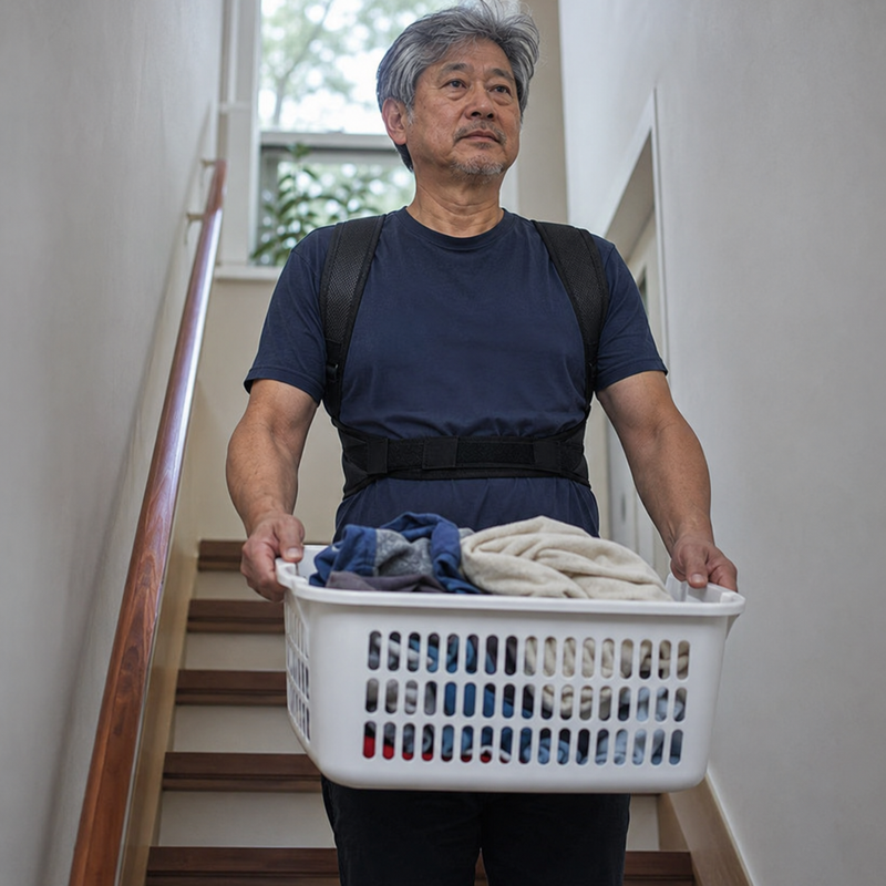 Everyday tasks feel easier held tall