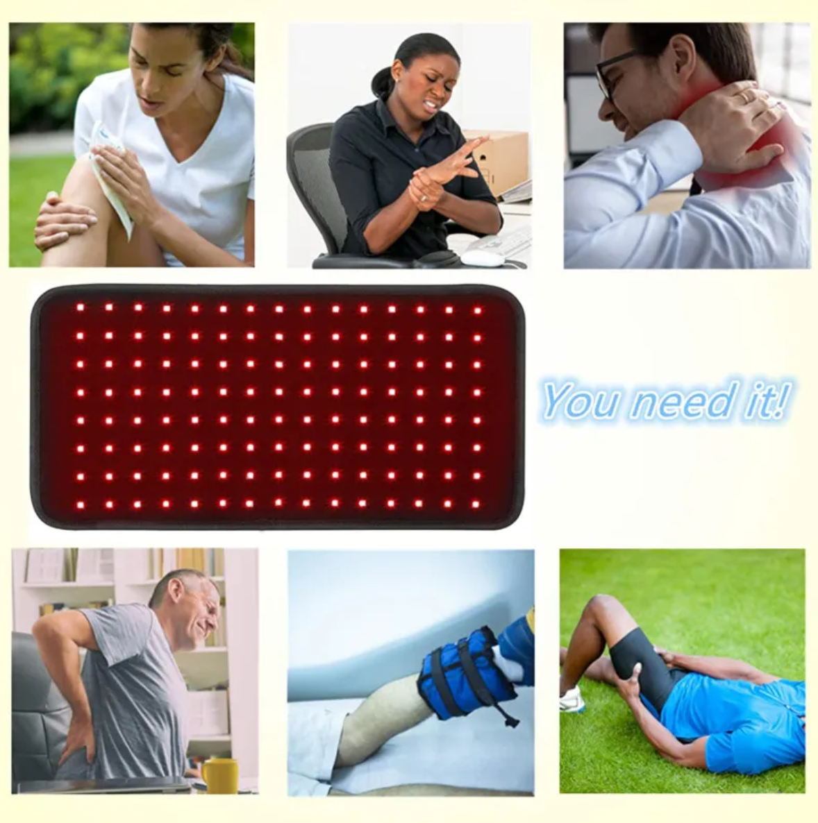 WrapRelief Wearable Red Light Therapy Belt