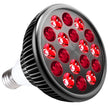 Wolezek Red Light Therapy 18 LEDs Red Light Therapy for Body and Face with 660nm Red and 850nm Near-Infrared Combo Wavelength Infrared Light Therapy Lamp Device for Skin Care Pain Relief (Only Bulb)